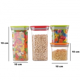 Plastic Storage container Set with Opening Mouth
