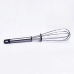 Stainless Steel Wire Whisk, Balloon Whisk, Egg Frother, Milk and Egg Beater (8 inch)