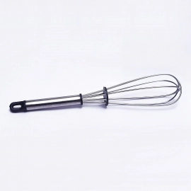 Stainless Steel Wire Whisk,Balloon Whisk,Egg Frother, Milk and Egg Beater (10 inch)