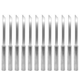 Utility Knife Stainless Steel Blade with Strong Grip | Pack of 12