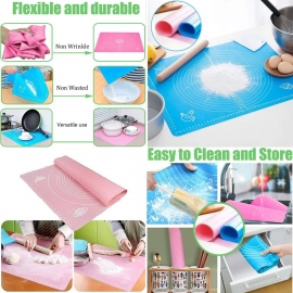 Rolling Mat Silicone Baking Mat Fondant Mat Sheet Chapati