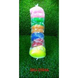 Plastic Scrubber Round Nylon Scrubbers (12Pcs Set)