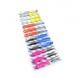 Colorfull Peeler knife Combo For Home and Kitchen (Pack Of 12)