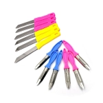Colorfull Peeler knife Combo For Home and Kitchen (Pack Of 12)