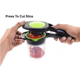 Plastic 6-in-1 Manual Vegetable Grater Chipser and Slicer