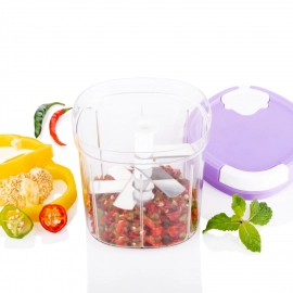 2 in 1 Handy Chopper and Slicer Used Widely for chopping and Slicing of Fruits, Vegetables, Cheese Etc