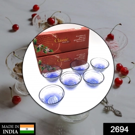 6 Pc Classic Bowl Set Used In All Kinds Of Household And Kitchen Purposes For Serving Food Stuffs