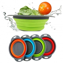 Round Small Silicone Strainer used in all kinds of household kitchen purposes while using at the time of washing for wash