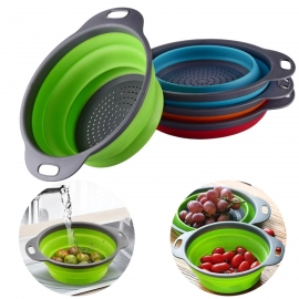 Round Small Silicone Strainer used in all kinds of household kitchen purposes while using at the time of washing for wash