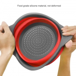 Round Small Silicone Strainer used in all kinds of household kitchen purposes while using at the time of washing for wash