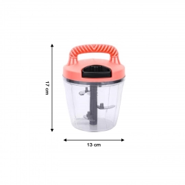 2 in 1 Handy Chopper 1000 ML used widely in all kinds of household kitchen purposes for cutting and chopping