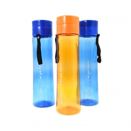 Unbreakable, Leakproof, Durable, BPA Free, Non-Toxic Plastic Water Bottles, 1 Litre (Pack of 3, Assorted Color)