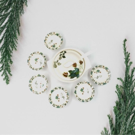 9 Pc Pudding Set used as a cutlery set for serving food purposes and sweet dishes and all in all kinds of household and official places etc.