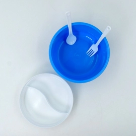 Round Shaped Lunch Box used by various types of peoples for storing their lunch and have a perfect hot meal at anywhere.