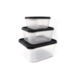 3 Pc Square Container Used by Various Types of Peoples For Ttoring Their Types of Stuffs And all Purposes