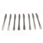 8 Pieces Dinner Knife Cutlery Set Used For Salad Sandwich And Portable To Be Taken For Outing Or Picnic