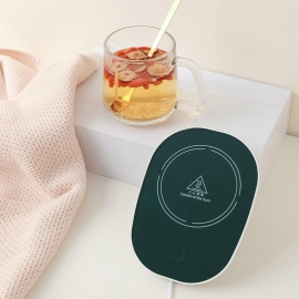 Coffee Mug Warmer For Having Coffee Along With The Warmer That Keeps It Hot