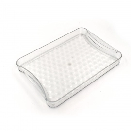 6pc Glasses Set With tray Stylish Transparent Water Glass/Juice Glass/Beer Glass/Wine Glass Plastic Glass Set