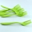 Small Plastic 6pc Serving Fork Set for Kitchen