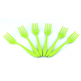 Small Plastic 6pc Serving Fork Set for Kitchen
