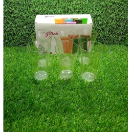 Drinking Glass Juice Glass Water Glass Set of 6 Transparent Glass