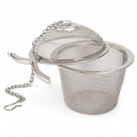 Stainless Steel Spice Tea Filter Herbs Locking Infuser Mesh Ball