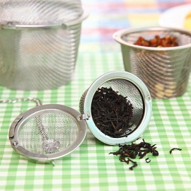 Stainless Steel Spice Tea Filter Herbs Locking Infuser Mesh Ball