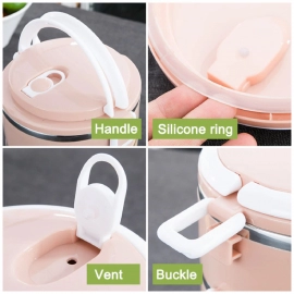 Multi Layer Stainless Steel Hot Lunch Box | 1 Layer