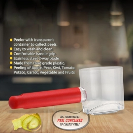 Home Kitchen Cooking Tools Peeler With Container Stainless Steel