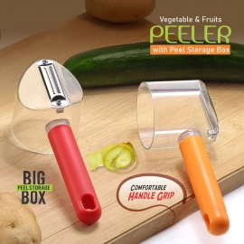 Home Kitchen Cooking Tools Peeler With Container Stainless Steel