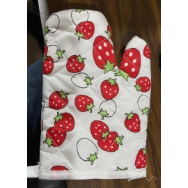 Designer Multicoloured Oven Mitt and Pot Holder