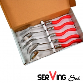 Stainless Steel Serving Spoon Set 5 pcs