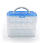 3-Layer Plastic Refrigerator Egg Storage Box | 36 Grid