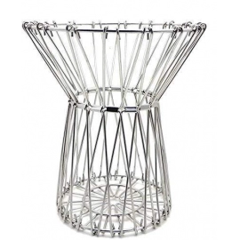 Multipurpose Fruit Basket Stainless Steel Wire Bowl Foldable Basket For Vegetable |  Fruits | Dining