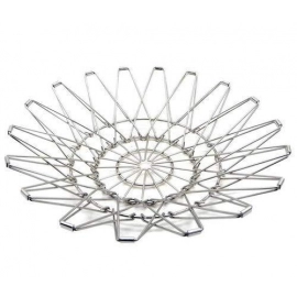 Multipurpose Fruit Basket Stainless Steel Wire Bowl Foldable Basket For Vegetable |  Fruits | Dining