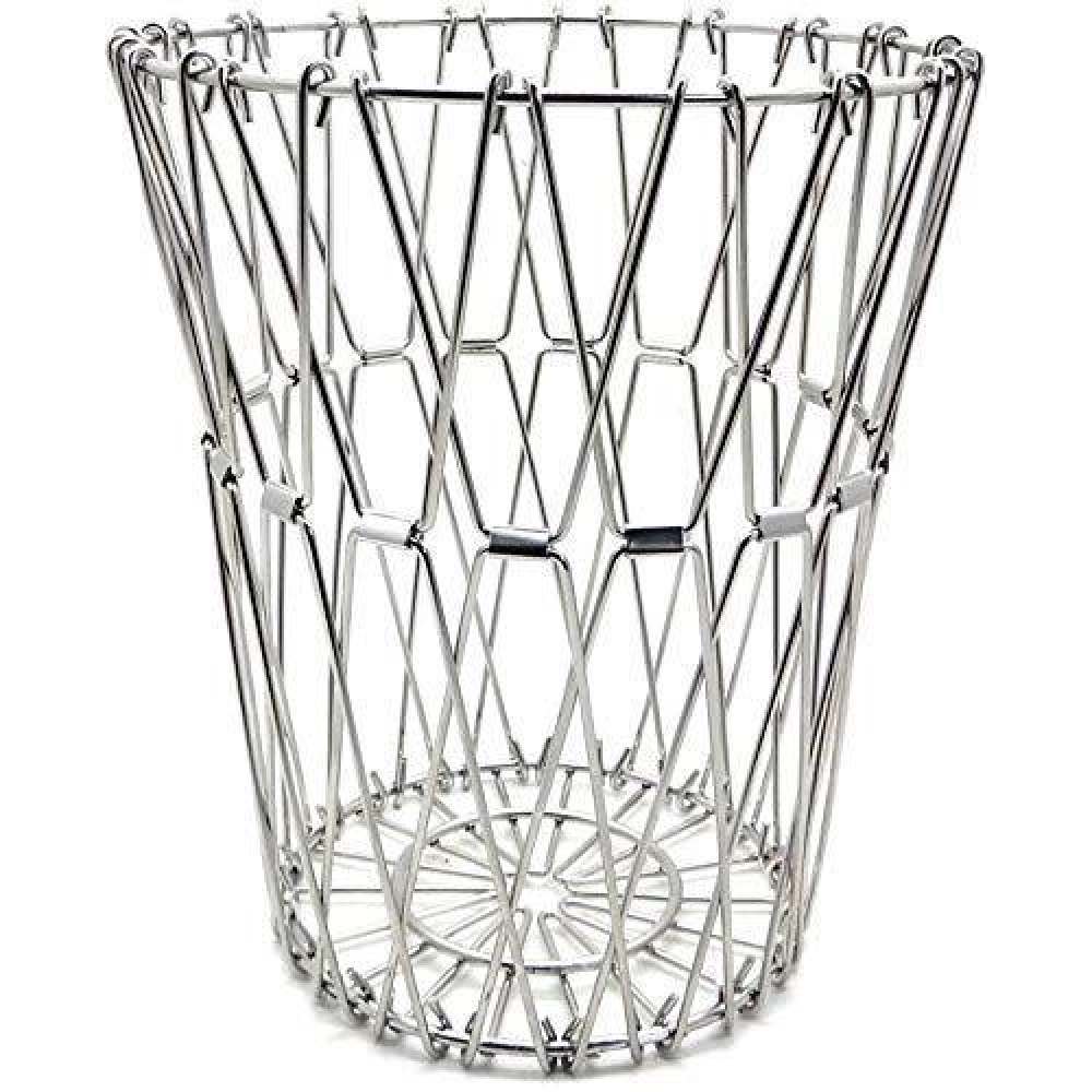 Multipurpose Fruit Basket Stainless Steel Wire Bowl Foldable Basket For Vegetable |  Fruits | Dining