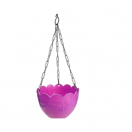 Flower Pot Plant with Hanging Chain for Houseplants Garden Balcony Decoration