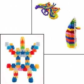 240 Pc Hexa Blocks Toy Used In All Kinds Of Household