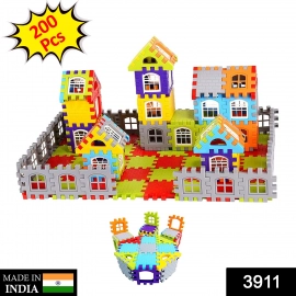 200 Pc House Blocks Toy used In All Kinds Of Household And Official Places Specially For Kids