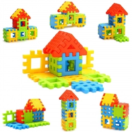 200 Pc House Blocks Toy used In All Kinds Of Household And Official Places Specially For Kids