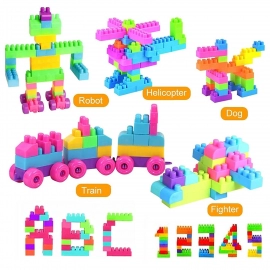 200 Pc Train Blocks Toy Used In All Kinds Of Household And Official Places Specially For Kids