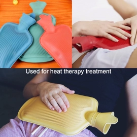 Medium Rubber Hot Water Heating Pad Bag for Pain Relief