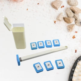 Toilet Brush Wand, Toilet Brush Kit With 8 Count Disposable Toilet Refills Heads