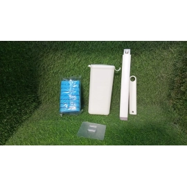 Toilet Brush Wand, Toilet Brush Kit With 8 Count Disposable Toilet Refills Heads