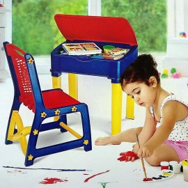 Study Table And Chair Set For Boys And Girls With Small Box Space