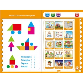 Musical Learning Study Book with Numbers, Letters
