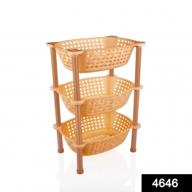 Multipurpose Plastic Storage Rack Organiser | 3 pcs