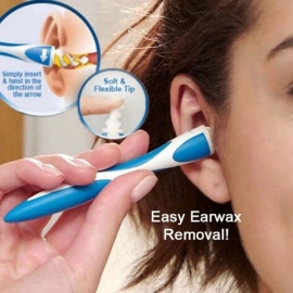 Smart Swab Silicone Easy Earwax Removal With 16 Replacement Disposable Soft Tips Ear Wax