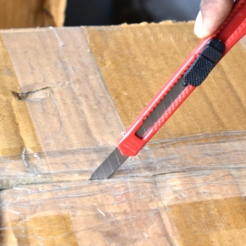 Paper Cutter Stationary Item Standard Quality Knife ( 12PC SET )