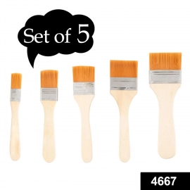 Artistic Flat Painting Brush | Set of 5